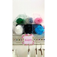 Children's Headband (Front Shop Is On Ratchada) KF673 With Large Flowers Mesh Bow Decorated With Fea