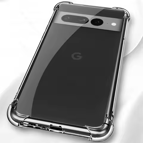 for google pixel 7 pro case clear air-bags shockproof coque googe pixel 7 pro 5g soft silicone back 