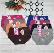 12 Pcs Celana Dalam Wanita PIAOLI 1609