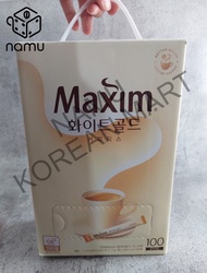 Maxim Coffee Korea White Gold 100 pcs Kopi Instan Coffeemix Korea