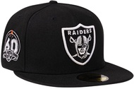 NEW ERA 59FIFTY LAS VEGAS RAIDERS 60TH BLACK FITTED CAP