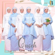 QASEH KEBAYA LABUH NIKAH TUNANG KAHWIN BABY BLUE DAN WHITE