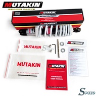 MUTAKIN โช้คหลังเว แท้ โช๊คแก๊ส MIO QBIX FINO Scoopy CLICK125 GT125 CLICK150 AEROX NMAX 275/295/305/