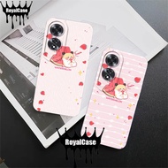 (RoyalCase) Silicone Cell Phone for Oppo A60 Softcase Motif C4t Cut3 Character Case Pro Camera