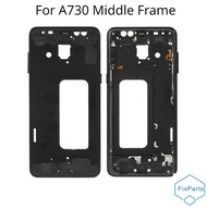 For Samsung A730 Middle Frame Plate Bezel Housing Cover Replacement parts For Samsung Galaxy A8 Plus A730 A730F Frame Cover