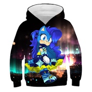 Anime Cartoon Sonic Speed Hoodies For Sweatshirt Harajuku Streetwear