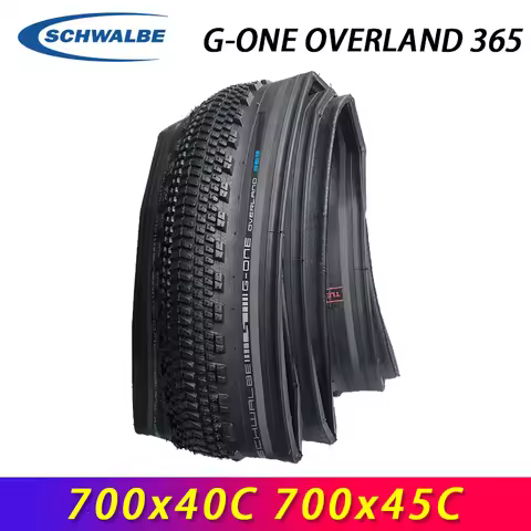 SCHWALBE Original G-ONE OVERLAND 365 Tubeless Bicycle Tire for The All-Season Gravel MTB XC Off-Road