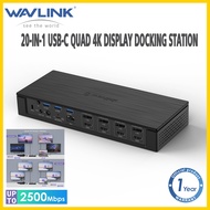 Wavlink 20-In-1 Enterprise-Level Universal Docking Stationfor Mac and Windows with Max 100W Charging