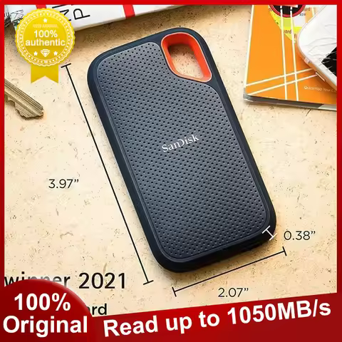 100% Original SanDisk 2TB 1TB 500GB Portable External SSD Hard Drive SSD Hard Drive Solid State Disk