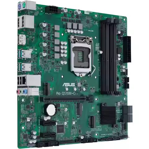 ASUS Pro Q570M-C CSM Micro ATX Industrial Motherboard LGA1200 Q570 Support 10th&11th Gen Intel Core 