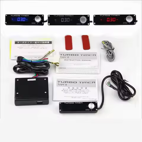 Universal Electronic Auto LED Digital Display Turbo Timer Delay Controller Car Accessories with Logo