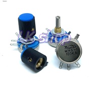 Potentiometer Carbon Shaft Round WH5-1A 1k 2.2k 4.7K 10k 22K 47k 100k 220k 470K 470ohm 1M 3 Pole VR 