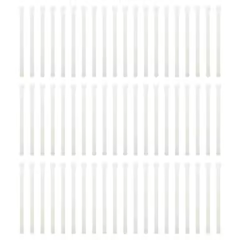 100 Pcs Strips Vertical Curtain Film Window Blinds Roller Connector Clips Plastic