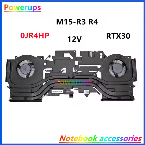 New Original Laptop CPU/GPU Cooler Radiator Heatsink&Fan For Dell Alienware M15 R3 R4 052R34 0JR4HP 
