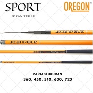 Tongkat Pancing Joran Tegek Oregon Sports 360  450 540 630 720 Ruas Panjang Bahan Carbon Kuat Ringan