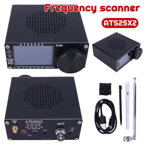 ATS25X2 All Band Radio FM/LW/MW/SSB Shortwave Frequency Radio Receiver Scanner Si4732 Chip Digital R