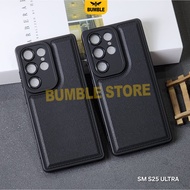 Bumble - Samsung S25 Samsung S25 Plus Samsung S25 Ultra Case Leather Pro Black Softcase Samsung S25 
