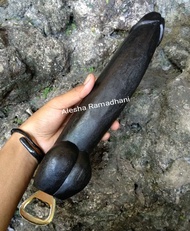 Pembuka Tutup Botol Bentuk Kelamin Pria Hitam / Opener Lolok Khas Bali Terlaris