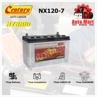 Bateri Kereta / Car Battery - Century Hybrid - Wet - NX120-7