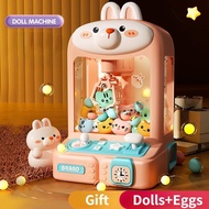 fyjhMini Claw Machine Toys for Children Automatic Coin Operated Play Game Arcade Machines Kids Doll Vending Machine Birthday Gifts