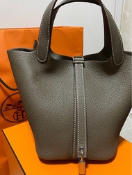Hermes picotin 18 p18 大象灰