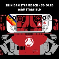 Steam Deck sticker Skin / SD OLED Starfield Expnsn Prt model | Film 3M | Custom Steamdeck stickers u