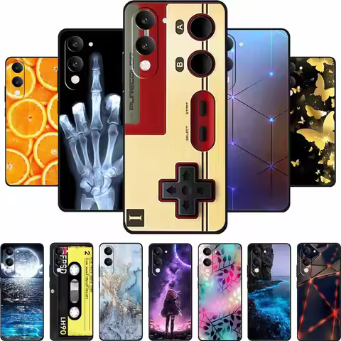 For Vivo iQOO Z10 Lite Case Z 10 Lite Coque Black Silicone TPU Soft Back Cover Case For Vivo Y29S Y2