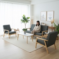 Furniture Direct SOMERSET sofa set ofa kayu set sofa murah 3 2 1 wooden sofa set sofa murah