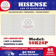 50K20P HISENSE 50" LED TV BACKLIGHT (LAMPUT TV) 50 INCH LED TV BACKLIGHT 50K20