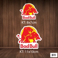BADBULL decal sticker, car sticker - CODE 311