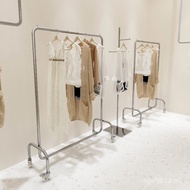 Women's Clothing Nakajima Stainless Steel Mobile Display Stand Men's Clothing Store Hanger Live Floo