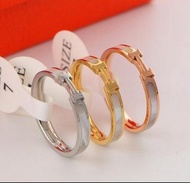 Hermes 愛瑪仕H貝殼戒指