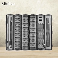Miulika 128 in 1 Screwdriver Set Magnetic Repair Tool Kit for Glasses PC Electronics