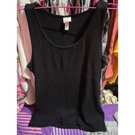 New Black TankTop H&M ori store mall aeon