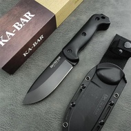 NEW KB Fixed Blade Knife BK2 Outdoor Camping Knife 8Cr13Mov Blade Nylon Fiber Handle EDC Survival Hu