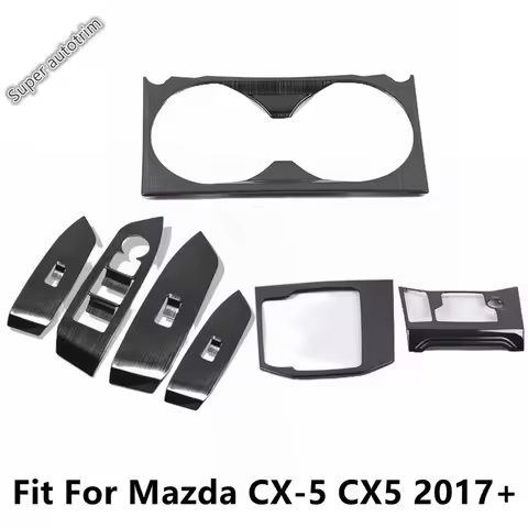 Gear Shift Panel / Window Lift Switch Panel / Water Cup Frame Decoration Cover Trim Accessories For