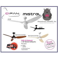 D'fan Mistral 510L 50” Remote Ceiling Fan