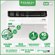 Everest Endura 0.8HP Full DC Inverter Window Type Aircon with Remote Control/ Endurance Power/ Wide 