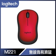 【618回饋10%】Logitech 羅技 M221 靜音無線滑鼠-紅