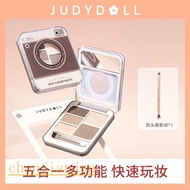 In stock special offer [new product] Judydoll orange flower pailide eyebrow comprehensive plate eye shadow plate slim matte highlight flash