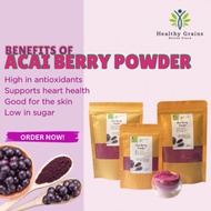Organic Acai Berry Powder (Pure and No Sugar)