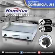 HOMELUX COMMERCIAL ELECTRIC GRIDDLE FLAT WIDTH 73CM HBEG SERIES HBEG-820 TEMPAT PEMBAKAR RATA