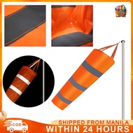 0.8m Windsock Direction Sock Indicator with Reflective Belt for Outdoor Airport Farm
