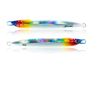 60g / 80g - Handmade Jigging Lure Kurodai ExoZ CHROME Knife Pilchard for Tenggiri (Fast Jig)