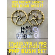 RAPIDO 501 SPORT RIM PNP SYM185 VF3I LE PRO 140/160 160/185 185/275