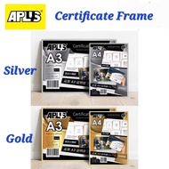 APLUS Certificate Frame Photo Picture Holder Painting A4 A3 Gold Silver