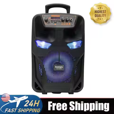 Bluetooth-Compatible Speaker Wireless Portable Speaker Support FM Radio Subwoofer Outdoor Speaker fo