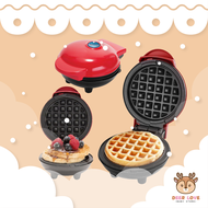 Mini Waffle Machine Kids Family Breakfast Machine Electric Dessert Maker Childrens Cookies Cake Oven