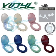 perkakas rumah Vinyl Plastic Color Toilet Cover Seat Bowl Cover Warna Plastik Jamban Duduk Tandas Pe