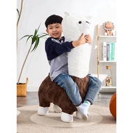 Alpaca Animal Children's Chair, Children's Play Bench, Animal Stool, Alpaca Animal Chair, Premium Fo